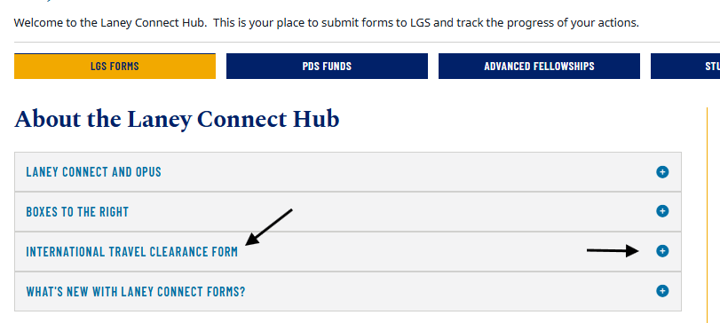 ITC how to form in the Hub