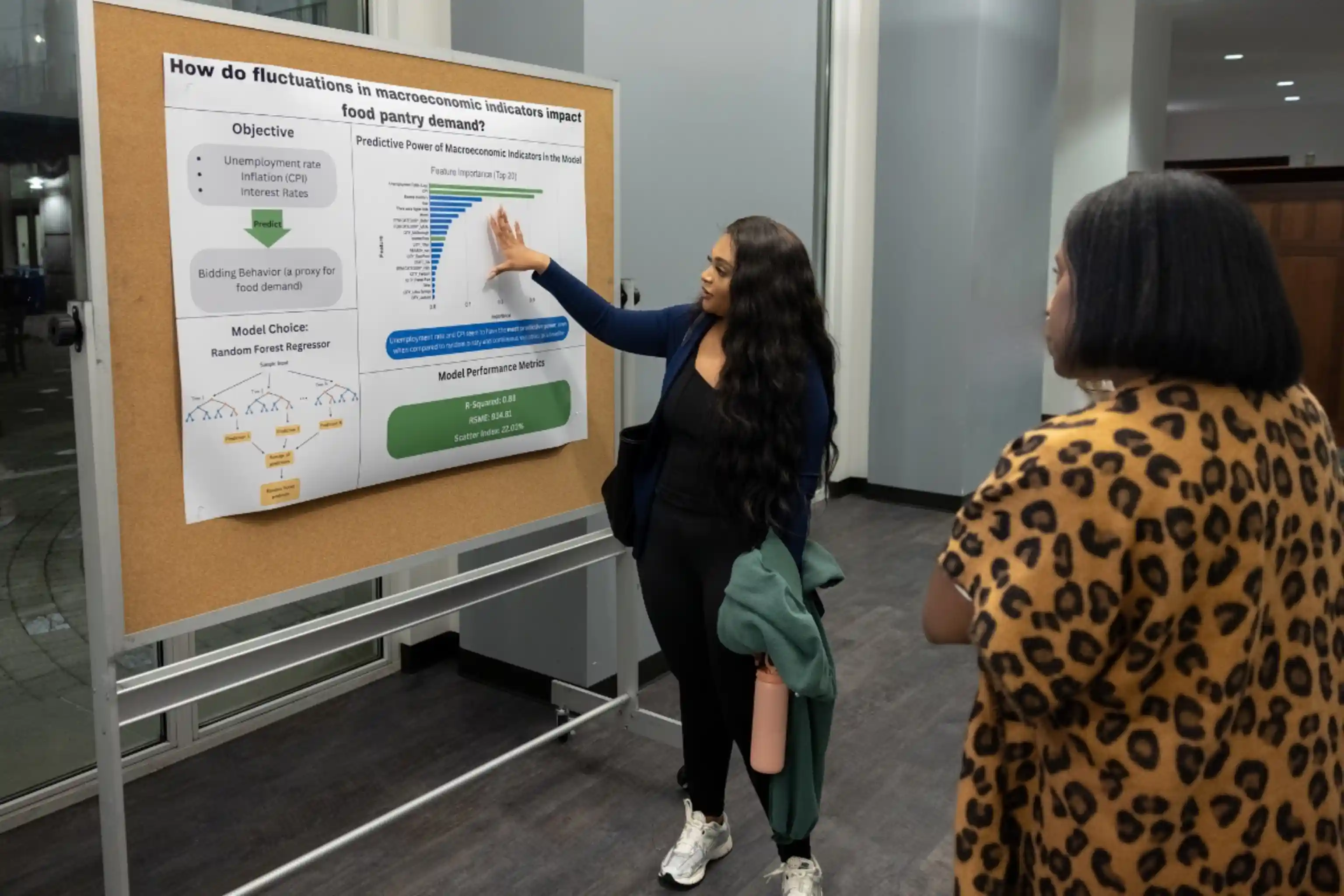 Samuels at poster session